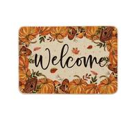 Artoid Mode Paillasson Automne Citrouilles Champignons Welcome 40x60 cm