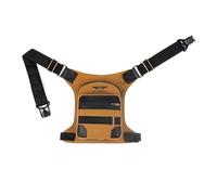 ARTONVEL - Sacoche de Jambe Moto Canvas Militaire Ultra Résistante - Cuir de Vachette Pleine Fleur Vintage - Imperméable & Léger - Sacoche Ajustable - Ergonomique - Durable - Garantie 3 Ans (Tabac)