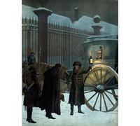 ARToPHIIU Art Imprimé Image Peinture Murale Art Impression Tableaux A vaincu la campagne de Russie et est retourné à Paris Images Abstraites Pour les Décorations pour la Maison 60x90cm