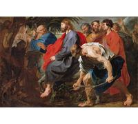ARToPHIIU Art Imprimé Image Peinture Murale Art Impression Tableaux Entrée du Christ à Jérusalem parVan Dyck Images Abstraites Pour les Décorations pour la Maison 60x90cm