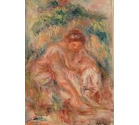 ARToPHIIU Art Imprimé Image Peinture Murale Art Impression Tableaux Esquisse d'une femme de Pierre Auguste Renoir Images Abstraites Pour les Décorations pour la Maison 60x90cm