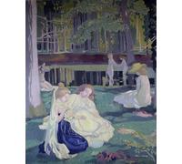 ARToPHIIU Art Imprimé Image Peinture Murale Art Impression Tableaux Jeu de Volant de Maurice Denis Images Abstraites Pour les Décorations pour la Maison 60x90cm