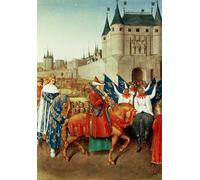 ARToPHIIU Art Imprimé Image Peinture Murale Art Impression Tableaux L'Arrivée de Charles Quint à Paris de Jean Fouquet Images Abstraites Pour les Décorations pour la Maison 60x90cm