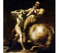 ARToPHIIU Art Imprimé Image Peinture Murale Art Impression Tableaux le Centaure Chiron et Achille de Giuseppe Maria Crespi Images Abstraites Pour les Décorations pour la Maison 60x90cm