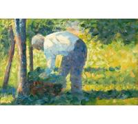 ARToPHIIU Art Imprimé Image Peinture Murale Art Impression Tableaux le jardinier de Georges Seurat Images Abstraites Pour les Décorations pour la Maison 60x90cm