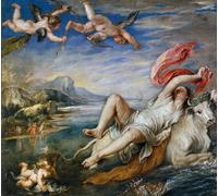 ARToPHIIU Art Imprimé Image Peinture Murale Art Impression Tableaux Le viol de l'Europe par Peter Paul Rubens Images Abstraites Pour les Décorations pour la Maison 60x90cm