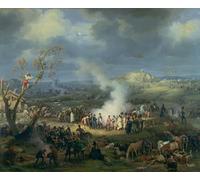 ARToPHIIU Art Imprimé Image Peinture Murale Art Impression Tableaux Napoléon visitant un bivouac à la veille de la bataille d'Austerlitz par Louis Lejeune Pour les Décorations pour la Maison 60x90cm