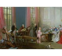 ARToPHIIU Image sur Toile Imprimer Affiche Mural sur Toile Crl le jeune Mozart au clavicorde de Michel Barthelemy Ollivier ou Olivier Peinture Affiche Pour la Décoration de Bureau 60x90cm