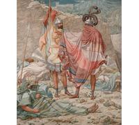 ARToPHIIU Image sur Toile Imprimer Affiche Mural sur Toile David Spareth La vie de Saul par Richard Dadd Peinture Affiche Pour la Décoration de Bureau 60x90cm