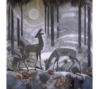 ARToPHIIU Image sur Toile Imprimer Affiche Mural sur Toile Deux cerfs dans une forêt par Jean Dunand Peinture Affiche Pour la Décoration de Bureau 60x90cm