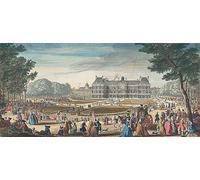ARToPHIIU Image sur Toile Imprimer Affiche Mural sur Toile le Palais du Luxembourg à Paris par Jacques Rigaud Peinture Affiche Pour la Décoration de Bureau 60x90cm
