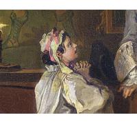 ARToPHIIU Image sur Toile Imprimer Affiche Mural sur Toile Mariage à La Mode le Bagnio par William Hogarth Peinture Affiche Pour la Décoration de Bureau 60x90cm