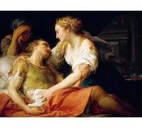 ARToPHIIU Image sur Toile Imprimer Affiche Mural sur Toile Mort de Marc Antoine de Pompeo Girolamo Batoni Peinture Affiche Pour la Décoration de Bureau 60x90cm