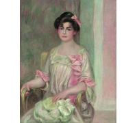 ARToPHIIU Image sur Toile Imprimer Affiche Mural sur Toile Portrait de Madame Josse Bernheim Dauberville Née Mathilde Adler par Pierre Auguste Renoir Pour la Décoration de Bureau 60x90cm