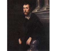 ARToPHIIU Image sur Toile Imprimer Affiche Mural sur Toile Portrait de Paolo Cornaro Jacopo Robusti Le Tintoret Peinture Affiche Pour la Décoration de Bureau 60x90cm