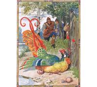 ARToPHIIU Image sur Toile Imprimer Affiche Mural sur Toile Quand il a essayé de voler il a trouvé ses ailes trop lourdes par Charles Edmund Brock Peinture Affiche Pour la Décoration de Bureau 60x90cm
