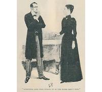 ARToPHIIU Image sur Toile Imprimer Affiche Mural sur Toile Quelque chose comme la peur surgit dans les yeux de la jeune femme par Sidney Paget Peinture Affiche Pour la Décoration de Bureau 60x90cm