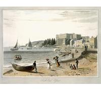 ARToPHIIU Image sur Toile Imprimer Affiche Mural sur Toile Southend d'un tour de Bretagne entrepris entre les années par William Daniell Peinture Affiche Pour la Décoration de Bureau 60x90cm