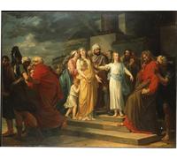 ARToPHIIU Image sur Toile Moderne Impression Tableaux Portrait Tableaux Daniel prouvant Susanna par Pascal Simon Gerard Peinture sur Toile Pour la Décoration de la Chambre à Coucher 60x90cm