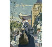 ARToPHIIU Image sur Toile Moderne Impression Tableaux Portrait Tableaux la Bonne Sœur de Walter Richard Sickert Peinture sur Toile Pour la Décoration de la Chambre à Coucher 60x90cm