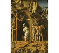 ARToPHIIU Image sur Toile Moderne Impression Tableaux Portrait Tableaux la Descente du Christ dans les limbes par un artiste célèbre Pour la Décoration de la Chambre à Coucher 60x90cm