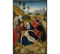 ARToPHIIU Image sur Toile Moderne Impression Tableaux Portrait Tableaux la Lamentation de Simon Marmion Peinture sur Toile Pour la Décoration de la Chambre à Coucher 60x90cm