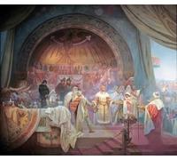 ARToPHIIU Image sur Toile Moderne Impression Tableaux Portrait Tableaux l'épopée slave no. Le Roi de Bohême par Alphonse Maria Mucha Pour la Décoration de la Chambre à Coucher 60x90cm