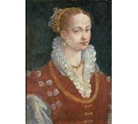 ARToPHIIU Image sur Toile Moderne Impression Tableaux Portrait Tableaux Portrait de Bianca Cappello par Alessandro Allori Peinture sur Toile Pour la Décoration de la Chambre à Coucher 60x90cm