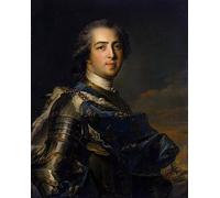 ARToPHIIU Image sur Toile Moderne Impression Tableaux Portrait Tableaux Portrait du Roi Louis XV par Jean Marc Nattier Peinture sur Toile Pour la Décoration de la Chambre à Coucher 60x90cm