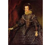 ARToPHIIU Image sur Toile Moderne Impression Tableaux Portrait Tableaux Reine Isabel debout par Diego Rodriguez De Velazquez Peinture sur Toile Pour la Décoration de la Chambre à Coucher 60x90cm