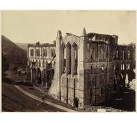 ARToPHIIU Impression Tableaux Mural Peinture Art Impression Abbaye de Rievaulx le transept nord par un artiste célèbre Tableau Decoracion Murale Pour la Décoration Murale 60x90cm