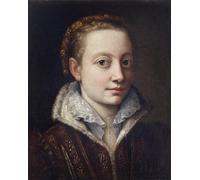 ARToPHIIU Impression Tableaux Mural Peinture Art Impression Autoportrait par Sofonisba Anguissola Tableau Decoracion Murale Pour la Décoration Murale 60x90cm
