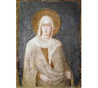 ARToPHIIU Impression Tableaux Mural Peinture Art Impression Fresque Sainte Marguerite d'Antioche de Simone Maritini Tableau Decoracion Murale Pour la Décoration Murale 60x90cm