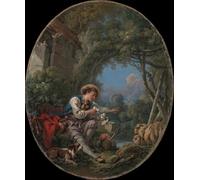 ARToPHIIU Impression Tableaux Mural Peinture Art Impression la Dépêche du Messager de François Boucher Tableau Decoracion Murale Pour la Décoration Murale 60x90cm