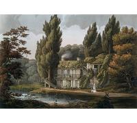 ARToPHIIU Impression Tableaux Mural Peinture Art Impression la salle à manger du hameau de Marie-Antoinette par Claude Nattes Tableau Decoracion Murale Pour la Décoration Murale 60x90cm