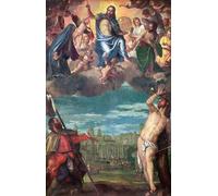 ARToPHIIU Impression Tableaux Mural Peinture Art Impression Le Christ arrêtant la peste avec les prières de la Vierge de Paolo Veronese Tableau Decoracion Murale Pour la Décoration Murale 60x90cm