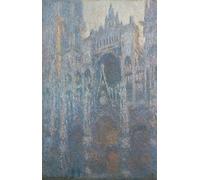 ARToPHIIU Impression Tableaux Mural Peinture Art Impression le portail de la cathédrale de Rouen dans la lumière du matin de Claude Monet Tableau Decoracion Murale Pour la Décoration Murale 60x90cm