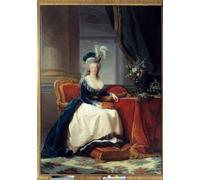 ARToPHIIU Impression Tableaux Mural Peinture Art Impression Marie Antoinette Portrait En Pied par Elisabeth Louise Vigee Lebrun Tableau Decoracion Murale Pour la Décoration Murale 60x90cm