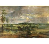 ARToPHIIU Impression Tableaux Mural Peinture Art Impression Paysage en Flandre par Peter Paul Rubens Tableau Decoracion Murale Pour la Décoration Murale 60x90cm