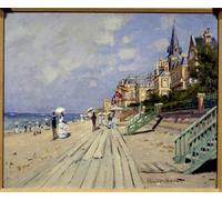 ARToPHIIU Impression Tableaux Mural Peinture Art Impression Plage de Trouville Peinture de Claude Monet Tableau Decoracion Murale Pour la Décoration Murale 60x90cm