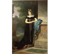 ARToPHIIU Impression Tableaux Mural Peinture Art Impression Portrait de la comtesse Marie Walewska par Pascal Simon Gerard Tableau Decoracion Murale Pour la Décoration Murale 60x90cm