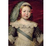 ARToPHIIU Impression Tableaux Mural Peinture Art Impression Portrait de Louis XIV enfant par Claude Deruet Tableau Decoracion Murale Pour la Décoration Murale 60x90cm