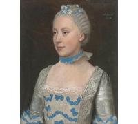 ARToPHIIU Impression Tableaux Mural Peinture Art Impression Portrait de Madame Saint pol Demi-longueur par Jean Étienne Liotard Tableau Decoracion Murale Pour la Décoration Murale 60x90cm