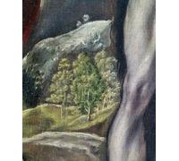 ARToPHIIU Impression Tableaux Mural Peinture Art Impression Ss Jean l'Évangéliste et Jean le Baptiste Paysage par El Greco Tableau Decoracion Murale Pour la Décoration Murale 60x90cm