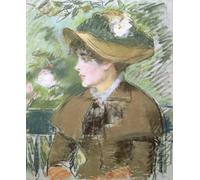 ARToPHIIU Impression Tableaux Mural Peinture Art Impression sur le banc par Edouard Manet Tableau Decoracion Murale Pour la Décoration Murale 60x90cm