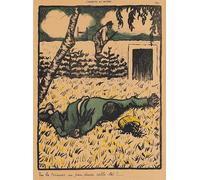 ARToPHIIU Moderne Impression Tableaux Portrait Tableaux Crimes et châtiments Vii : Vous trouverez que c'est plutôt dur ! par Félix Edouard Vallotton Pour la Décoration de la Chambre à Coucher 60x90cm