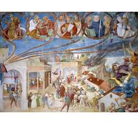 ARToPHIIU Moderne Impression Tableaux Portrait Tableaux Martyre de Sainte Barbara Détail des histoires de Sainte Barbara par un artiste célèbre Pour la Décoration de la Chambre à Coucher 60x90cm
