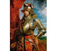 ARToPHIIU Moderne Impression Tableaux Portrait Tableaux Maximilien I D'autriche Portrait de l'empereur Maximilien Ier par Pierre Paul Rubens Pour la Décoration de la Chambre à Coucher 60x90cm