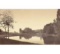 ARToPHIIU Vintage Impressions sur Toile Affiche Mural Art Tableaux sur Toile Bois De Boulogne by Charles Marville Posters Impressions Pour la Décoration du Salon 60x90cm