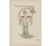 ARToPHIIU Vintage Impressions sur Toile Affiche Mural Art Tableaux sur Toile Fleurs du jardin de Shakespeare par Walter Crane Posters Impressions Pour la Décoration du Salon 60x90cm